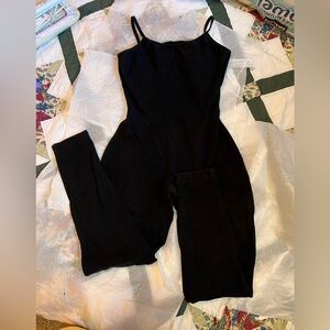 Vintage black dance unitard full-length. Women’s size medium